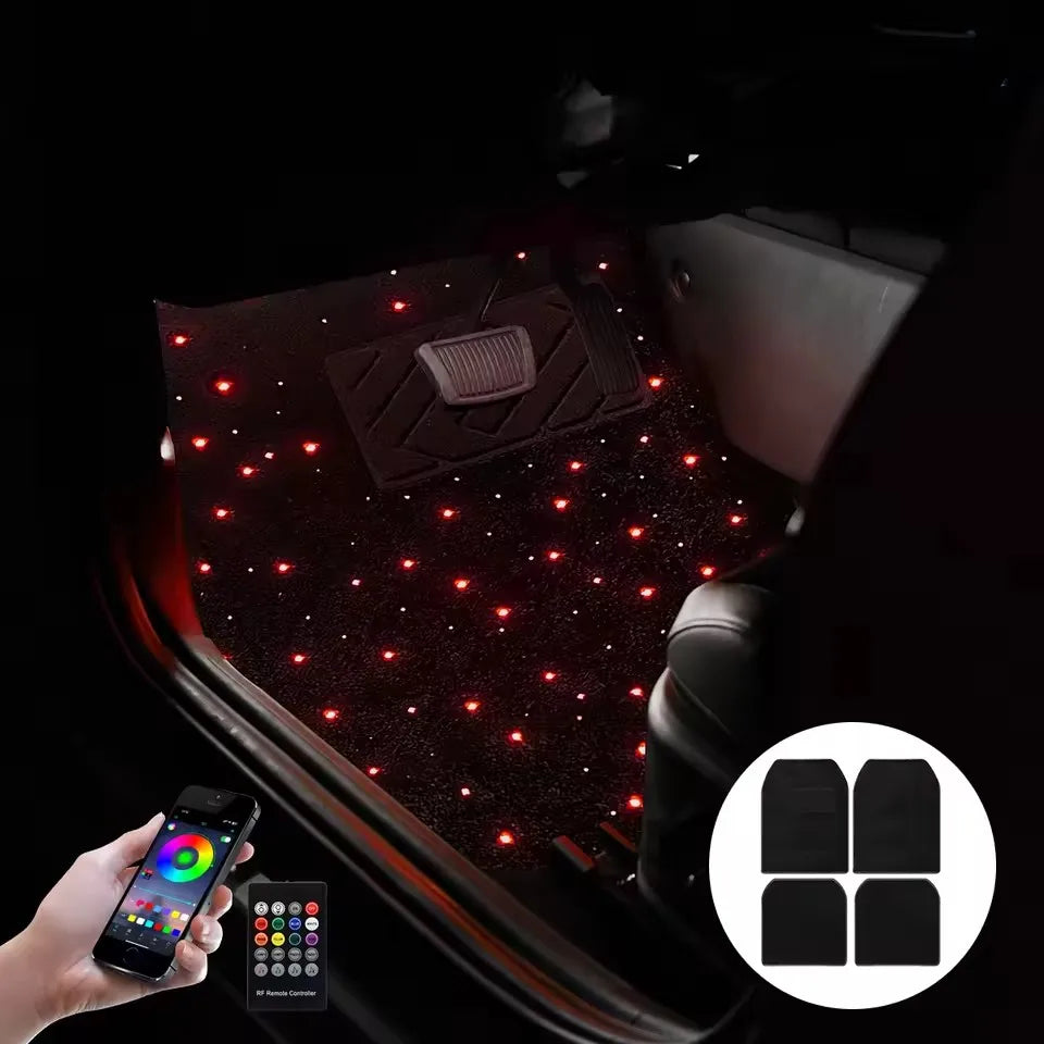 Alfombrilla LED Starlight para Coche - Control por App